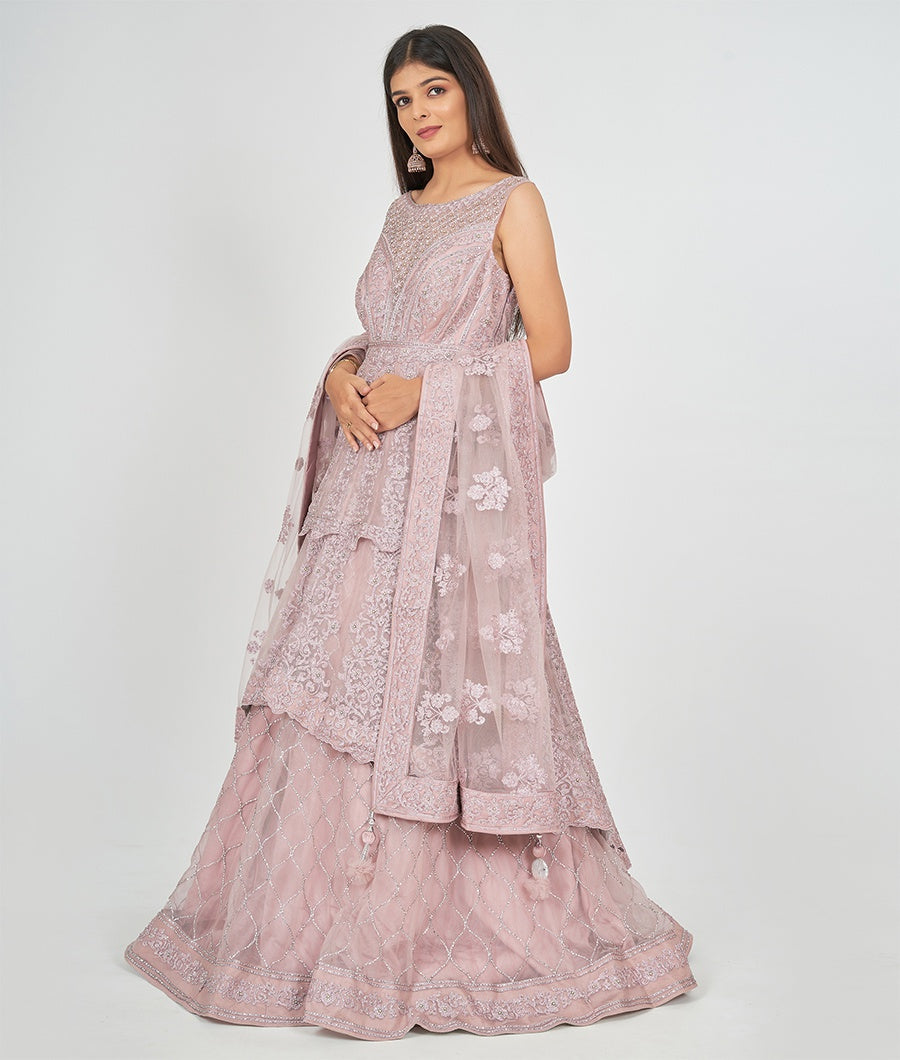 Onion Pink Gown - kaystore.in