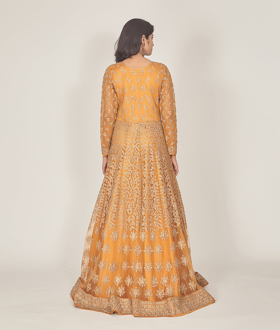 Mustard Gown - kaystore.in