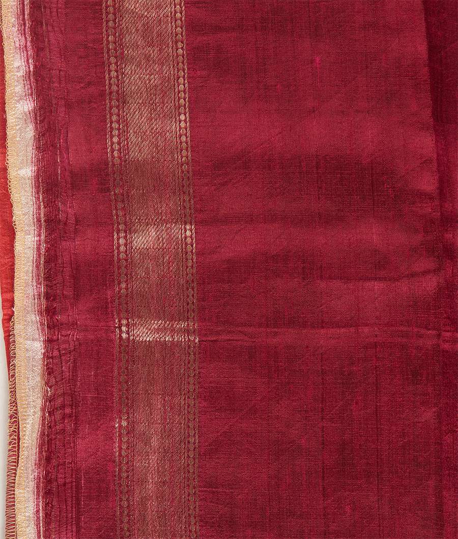 Multi Color Banarasi Dupion Silk Saree Gold Zari - kaystore.in