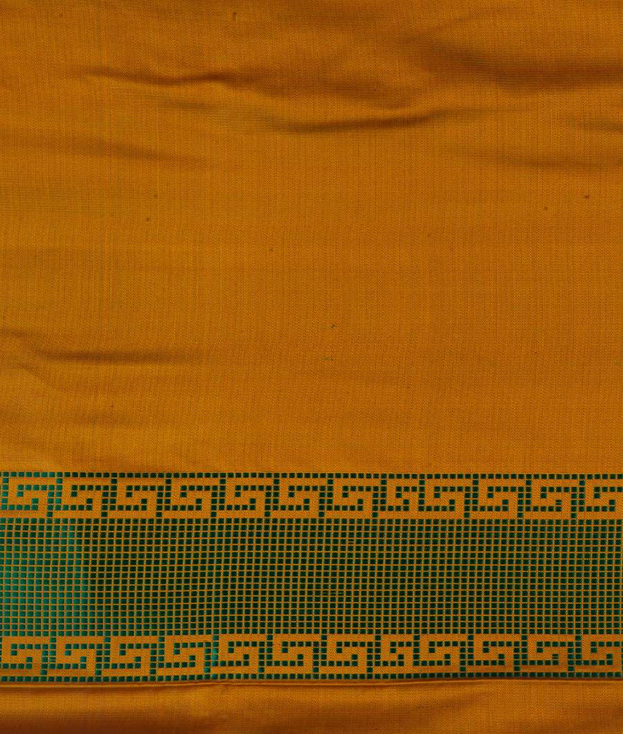 Yellow Banarasi Tanchoi Silk Saree Full Thread Weaving - kaystore.in