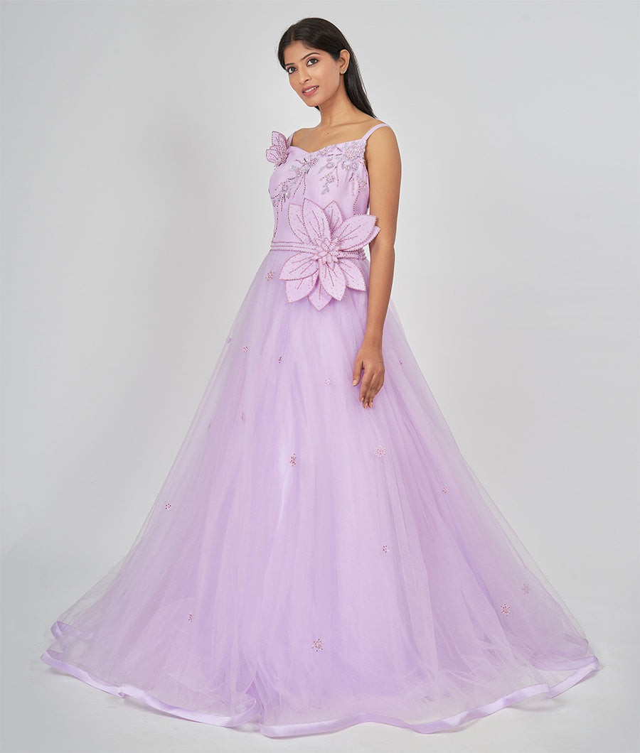 Lavender Ball Gown - kaystore.in