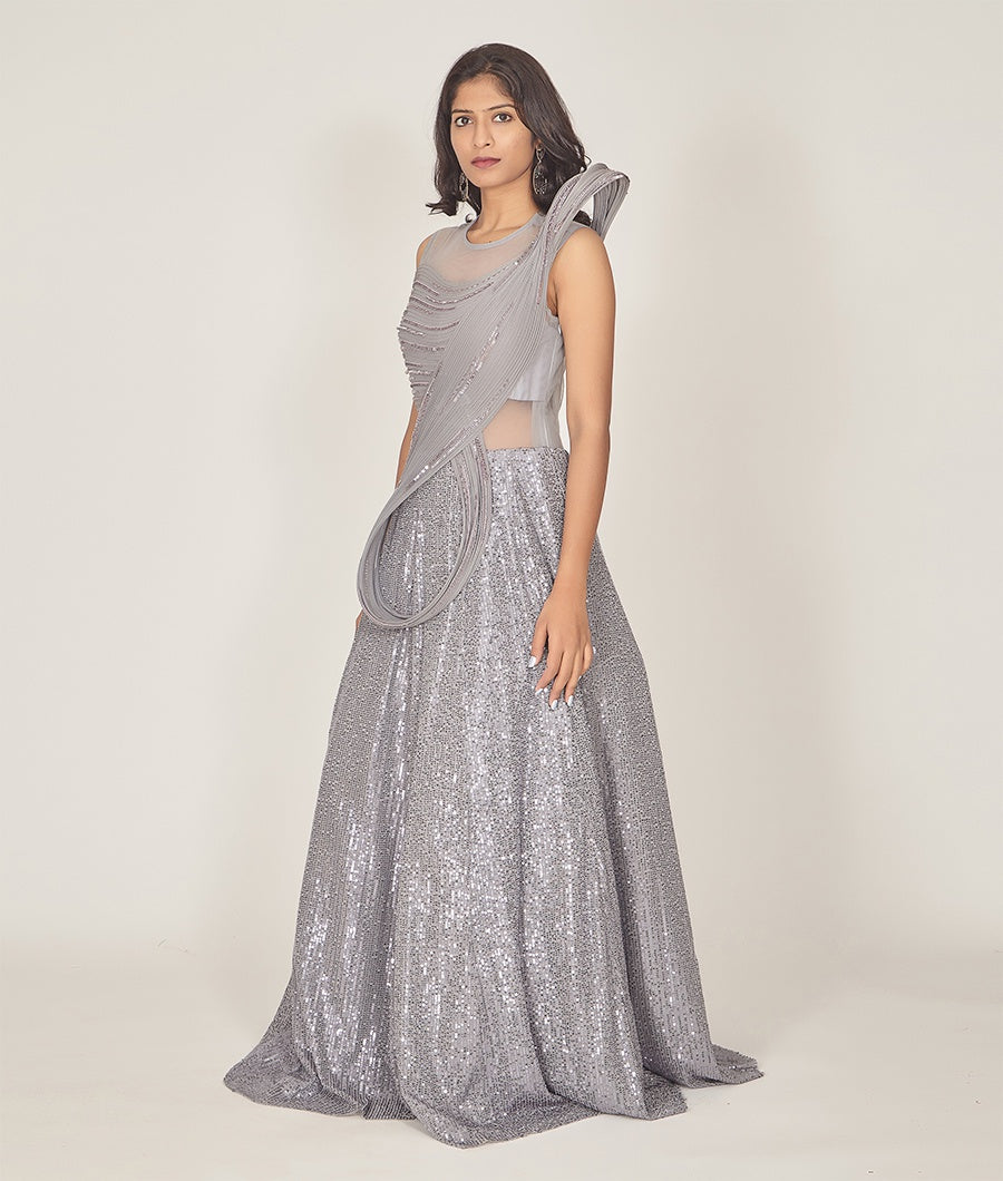 Grey Gown - kaystore.in