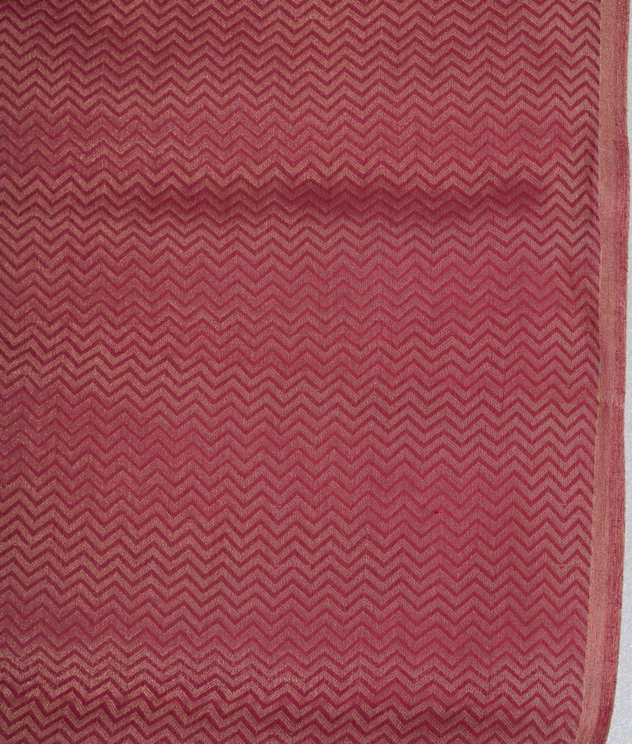 Pink Crêpe Saree Alover Zari Weaving Gold Zari - kaystore.in
