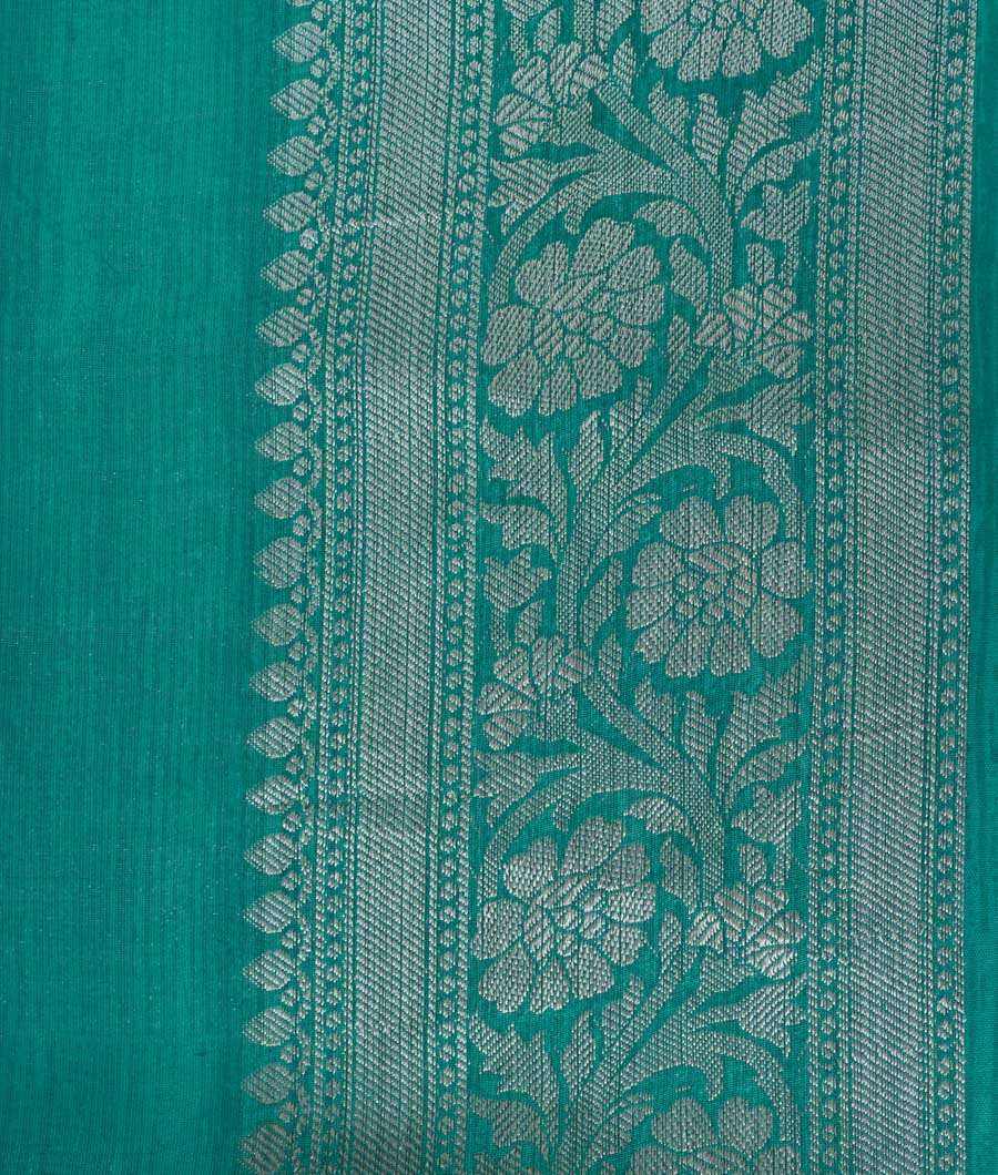 Green Chanderi Saree Printed Saree - kaystore.in
