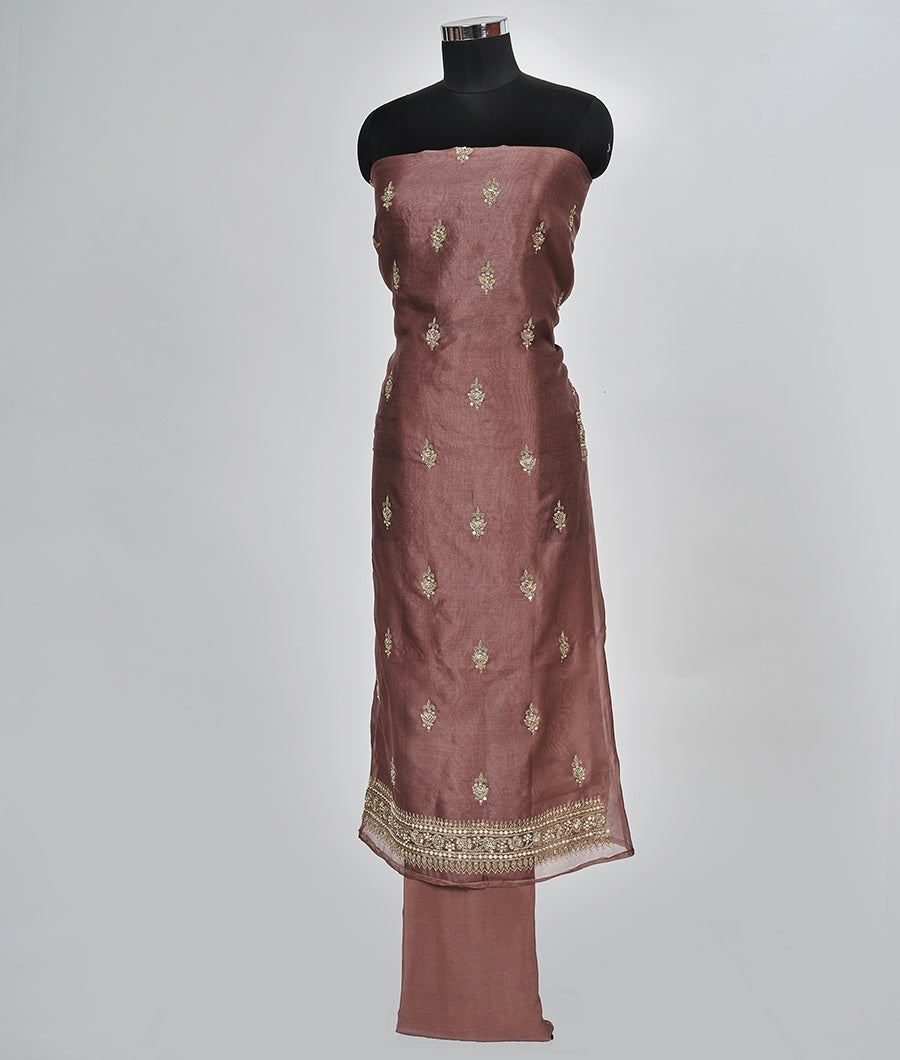 Onion Pink Unstitched Salwar - kaystore.in