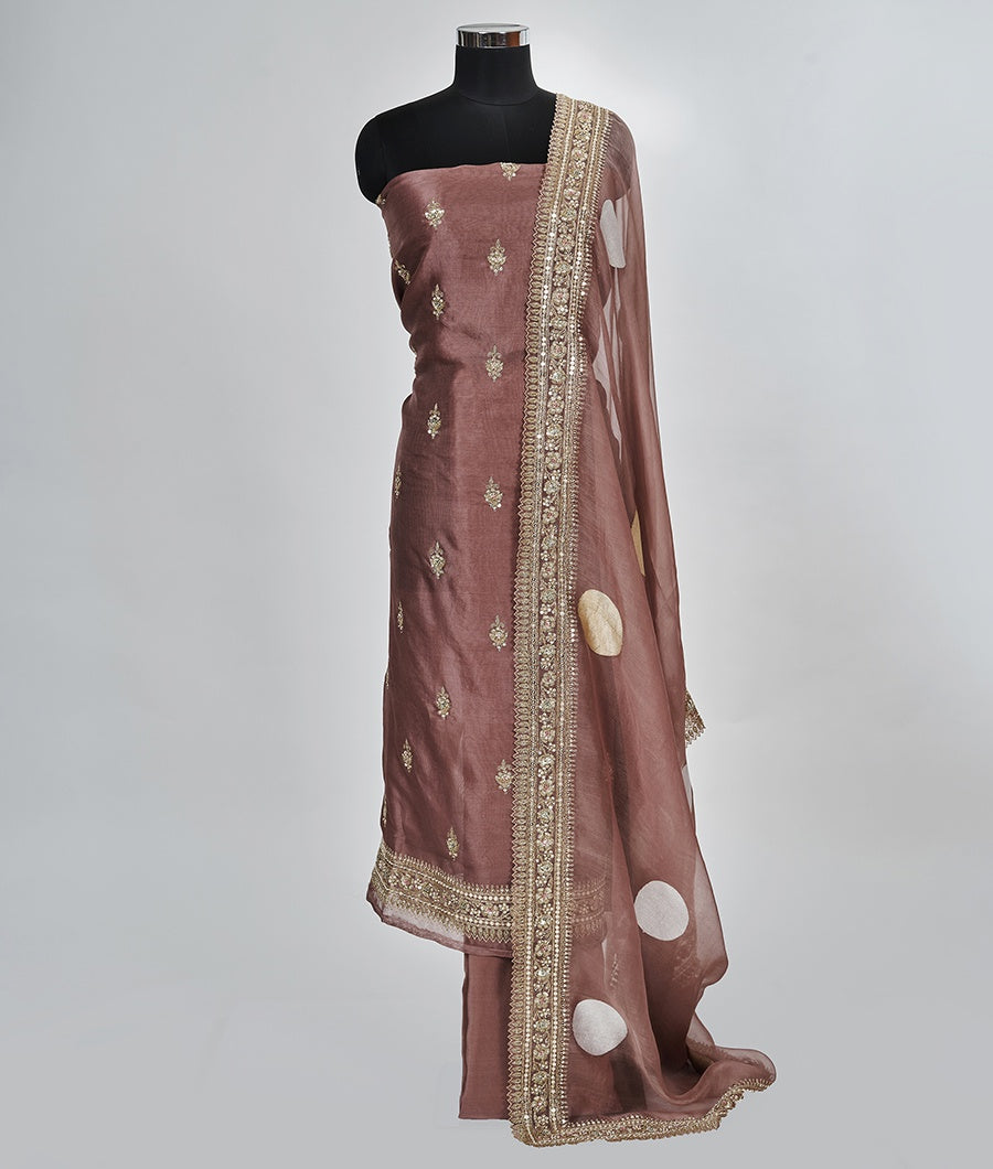 Onion Pink Unstitched Salwar - kaystore.in