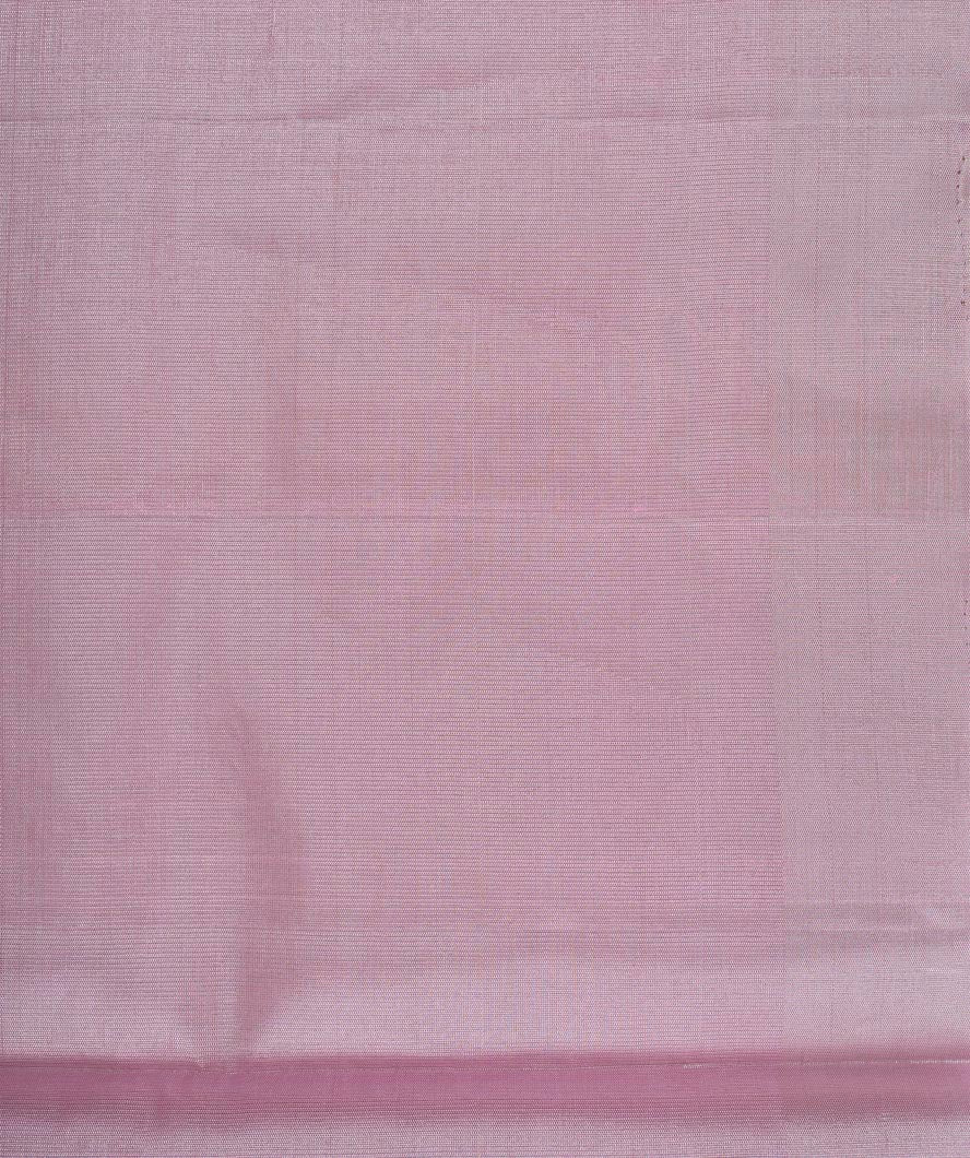 Lavender Soft Silk Saree Tissue Weaving Silver Zari - kaystore.in